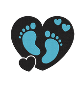 Baby Heart Boy- Embroidery Design - FineryEmbroidery